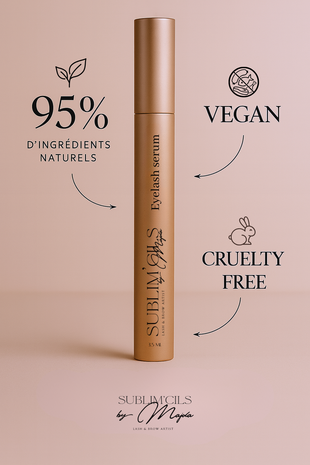 SERUM BOOSTER DE CILS - Croissance, volume, et renforcement